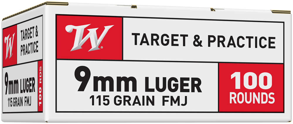 Ammunition Winchester Ammunition Ready Series 9mm WN GOV 9MM 115 GR FMJ 100/BOX • Model: Ready Series